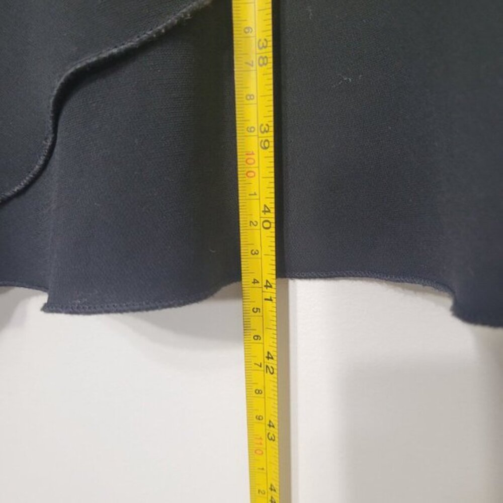 Dressbarn Women's Black Flowing Sleeve Evening V-neck Cocktail Dress Size 8 - Picture 7 of 9